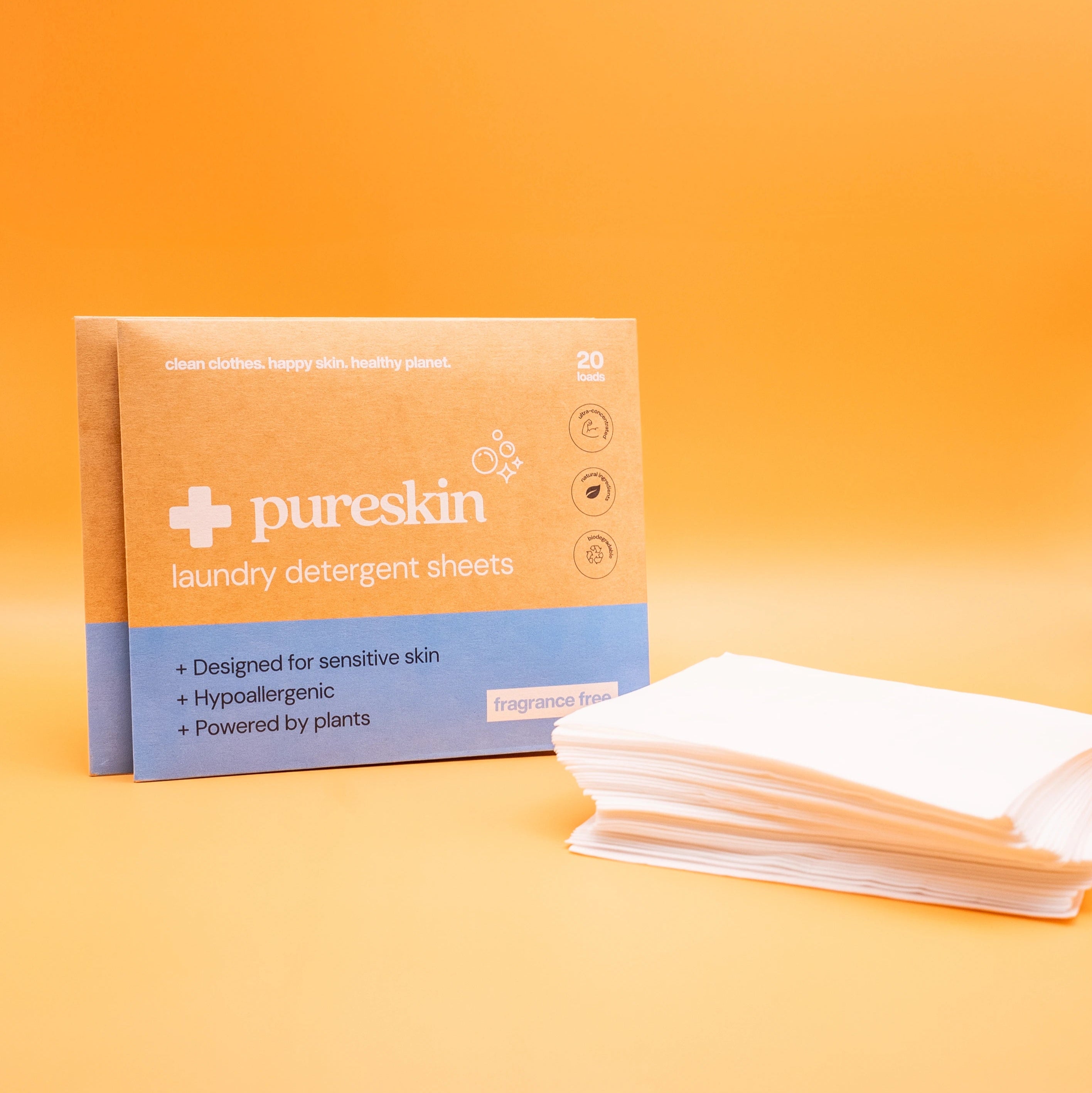 pureskin® laundry detergent sheets